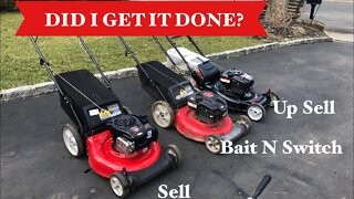 More Buyers Than Mowers: Can I Sell, Bait N Switch & Up Sell Lawnmowers? Reseller Fix N Flip THE END