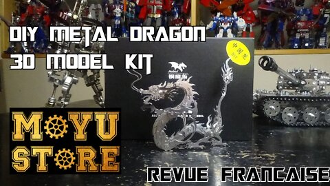 [Francais] Revue Video de MoyuStore - DIY Metal Dragon 3D Model Kit