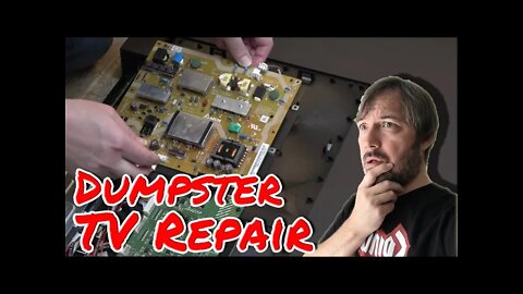 DUMPSTER DIVE Vizio TV 📺 REPAIR