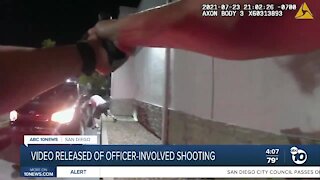 SDPD releases video of Talmadge officer-involved shooting