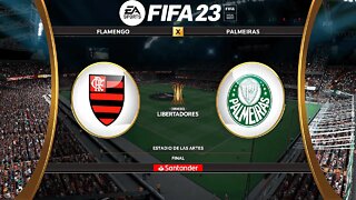 FIFA 23 Mod BR | Flamengo x Palmeiras Libertadores 2022 - Full Gameplay | PC