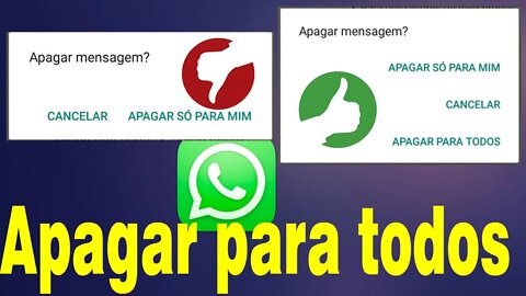 Apagar mensagens do Whatsapp mesmo depois de 7 min ou 1 hora