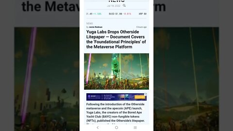 Yuga Labs Lite paper 'Foundational Principles' of the Metaverse Platform #cryptomash #cryptomashnews