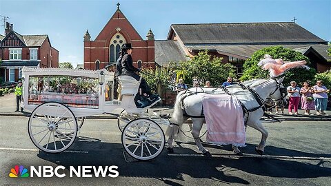 Funeral held for 9-year-old killed at a Taylor Swift-themed event in Southport, U.K.