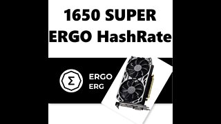 1650 Super Ergo Hashrate