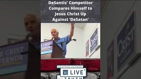 DeSantis' Competitor Compares Himself to Jesus Christ Up Against 'DeSatan'