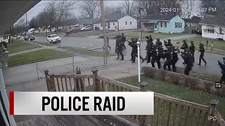 Elyria, OH ZOG bots use flash-bang grenades outside before raiding home with sick toddler inside