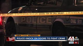 Police knock on doors to fight crime in south KC