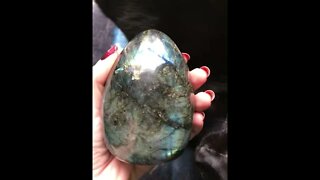 Labradorite "Dragon Egg" Tower