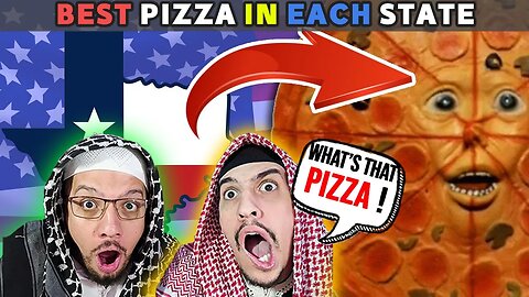 Arab Muslim Brothers Reaction To The Best Pizza from Every State