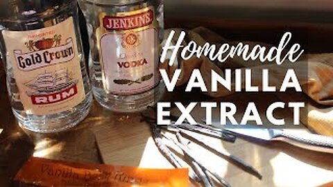 Homemade Vanilla Extract | Vodka, Rum, or Bourbon?