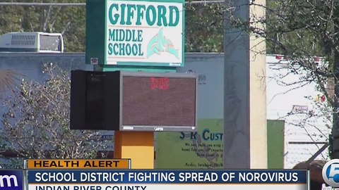 School district fighting spread of Norovirus