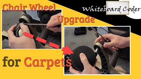 Office Chair Wheel Upgrade for Carpets