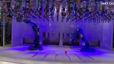 Robot Seen Working As A Fry Cook And Bartender!!