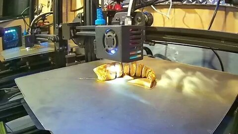 Articulated Shark - 3D Printer Timelapse