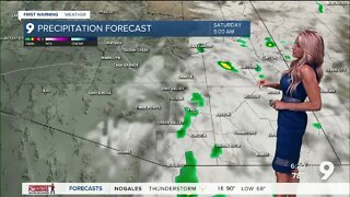 Storm chances go up and down through the 4th of July