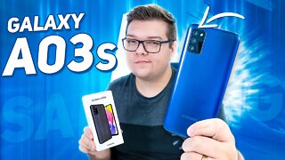 OLHA ELE! GALAXY A03S - O BÁSICO QUE JA ESTA VALENDO A PENA COMPRAR? Unboxing e Impressões