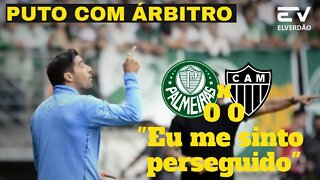 Abel se diz p... com árbitro após levar amarelo "Eu me sinto perseguido" #palmeiras #abel