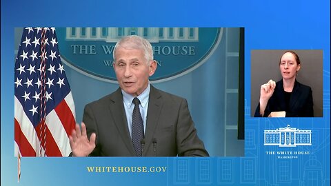 NOW: Retiring Dr. Anthony Fauci Briefing Reporters for LAST TIME…
