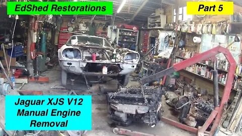 Jaguar XJS V12 Manual Engine Removal Part 5 The Strip Down and tidy up is taking some time