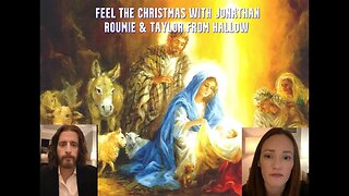 Jonathan Roumie & Taylor (Hallow) makes you feel the genuine Christmas fellowship &questions&answers