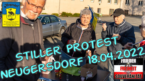 Stiller Protest in Neugersdorf vom 18.04.2022