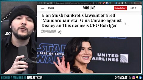 Elon Musk DECLARES WAR On Disney, Funds Gina Carano Lawsuit, WILL FUND EVERYONE, Mark Cuban IS NEXT