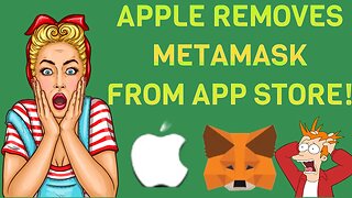 APPLE REMOVES MATAMASK FROM APP STORE! CRYPTO USERS STUNNED! #metamask #defi #crypto #cryptocurrency