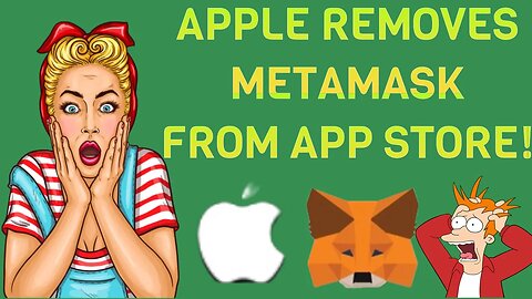 APPLE REMOVES MATAMASK FROM APP STORE! CRYPTO USERS STUNNED! #metamask #defi #crypto #cryptocurrency