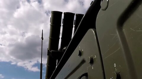 Combat Footage Of The Crews Of The Nebo-SV Radar Stations And The Buk-M3 Air Defense System