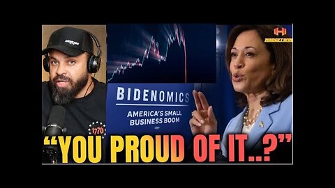 Kamala CRASH Harris BLAMES Trump for Imminent Recession as Stock Market CRASHES Despite Bidenomics 🤯