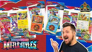 Battle Styles Blister Packs | Charmander | Arrokuda | Jolteon | Eevee | Pokemon Cards Opening