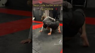 Turtle to mounted Guillotine #bjj #martialarts #mma