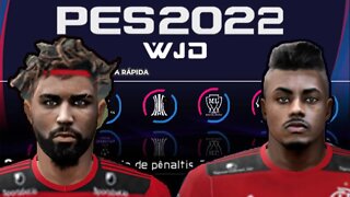 NOVO PES 2022 PS2 ATUALIZADO NOVEMBRO EDITOR MATHEUS WJD