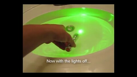 Waterproof Green Laser Flashlight from Rayfoss