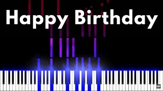 The Best Happy Birthday Song in Jazz and Bossa / Hard Piano Tutorial