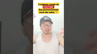 3 maiores canais do YOUTUBE que provavelmente você não sabia 🤔