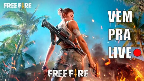 FREE FIRE AO VIVO 🔴 - VEM PRA LIVE - TIAGOX