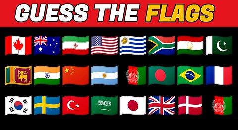 Guess the countries by the flag, Learning with Fun