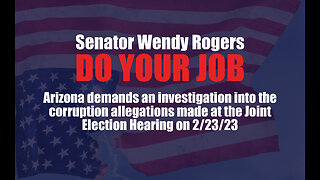 Senator Wendy Rogers - Do Your Job