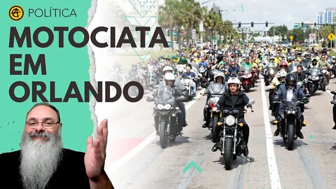 BOLSONARO faz enorme MOTOCIATA em ORLANDO: Esquerdas piram completamente