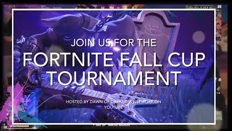 Fortnite Fall Tournament Sign Ups / Hosted By Dawn Of Darkness Network / PS5