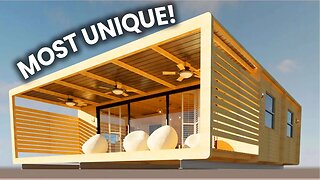 UNIQUE Timber Cargo Container Tiny House Tour | South Africa | Part 1 | Off Grid Life Option