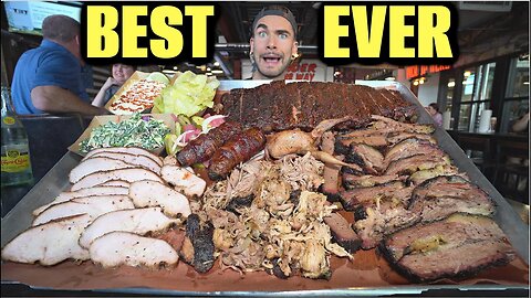 THE BEST FOOD CHALLENGE I'VE ATTEMPTED THIS YEAR | Is This Texas's Best BBQ? | Joel Hansen