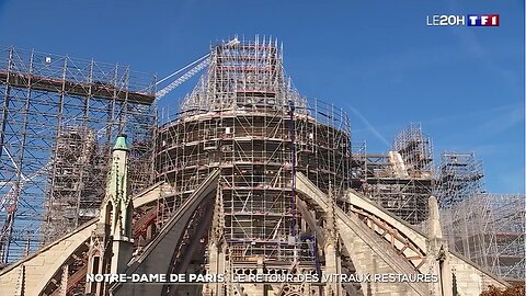 THE REBUILDING OF NOTRE-DAME CATHREDAL in PARIS AFTER THE JIHAD-FIRE ON APRIL 15, 2019