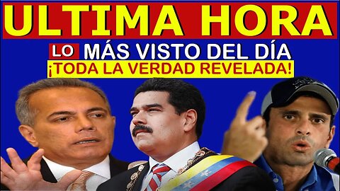 🔴HACE 5 MINUTOS! SUCEDIO HOY! LO MAS IMPACTANTE DE HOY "SE PRENDIO EL PEO" - NOTICIAS VENEZUELA HOY