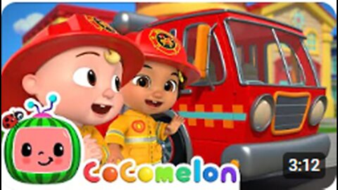 **Wheels on the Fire Truck Song | CoComelon Nursery Rhymes & Kids Songs**