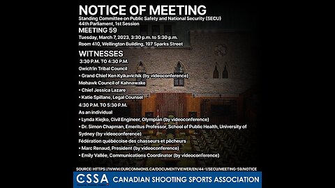 SECU Meeting #59 (3-07-23)