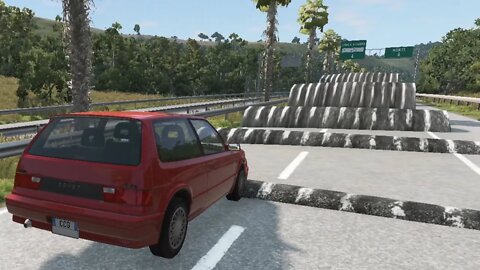 Car vs Speed Bumps (Breakers) | 29 | BeamNG | Crash Cars Games 2022