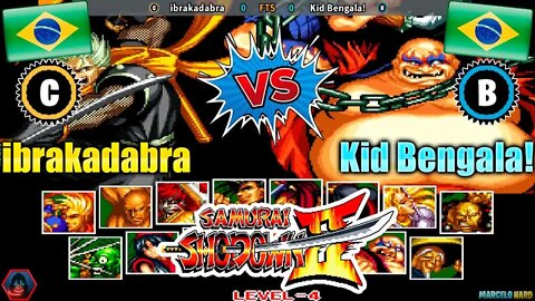 Samurai Shodown II (ibrakadabra Vs. Kid Bengala!) [Brazil Vs. Brazil]